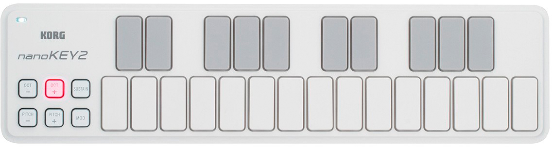 MIDI-клавиатура Korg nanoKEY2 A030501 (White) купить в интернет-магазине icover