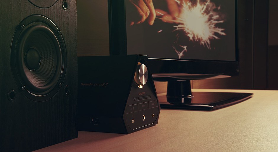 Внешняя звуковая карта Creative Sound Blaster X7 (Black) купить в интернет-магазине icover