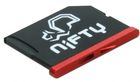 Nifty minidrive Air 13" 2Gb - переходник для карт microSD (Red) купить в интернет-магазине icover