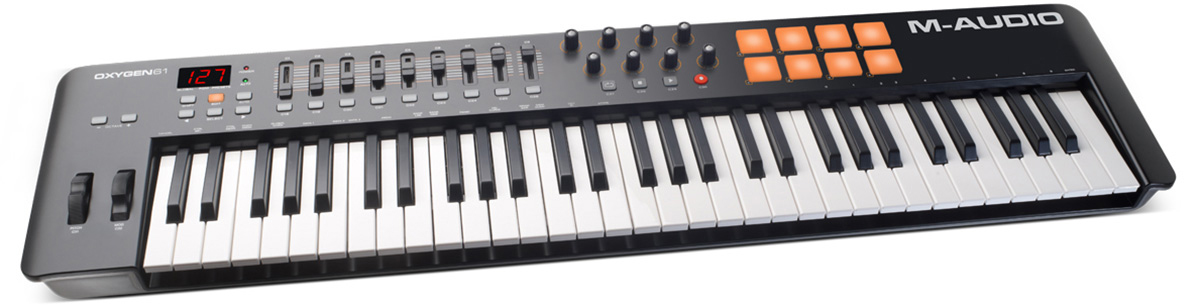 MIDI-клавиатура M-Audio Oxygen 61 Mk IV (Black) купить в интернет-магазине icover