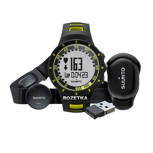 Suunto Quest Yellow Running Pack - спортивные часы (SS019155000) купить в интернет-магазине icover