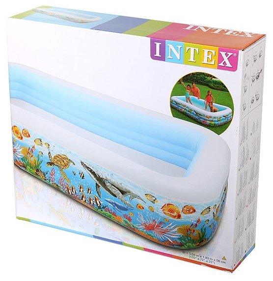 Детский надувной бассейн Intex Tropical Reef (58485) купить в интернет-магазине icover