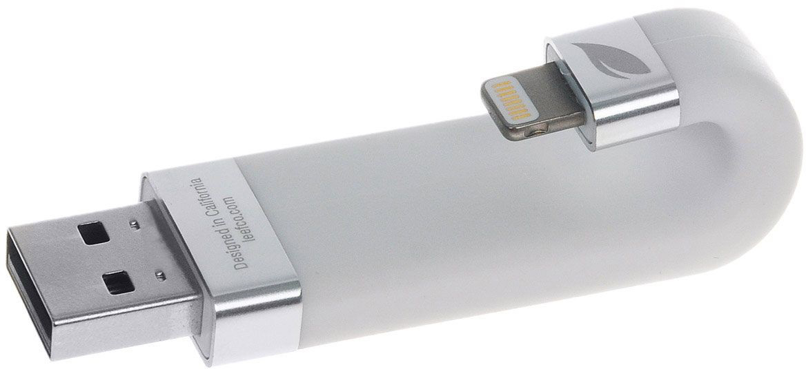 Leef iBridge Mobile Memory 64 Gb (LIB000WW064R6) - внешний накопитель (White) купить в интернет-магазине icover