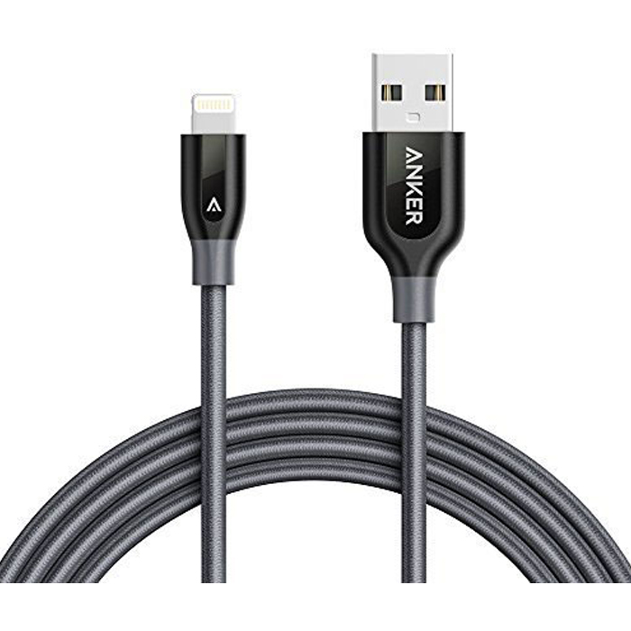 

Кабель для iPod, iPhone, iPad Anker Powerline+ Lightning 1.8м A8122PA1 (Grey)