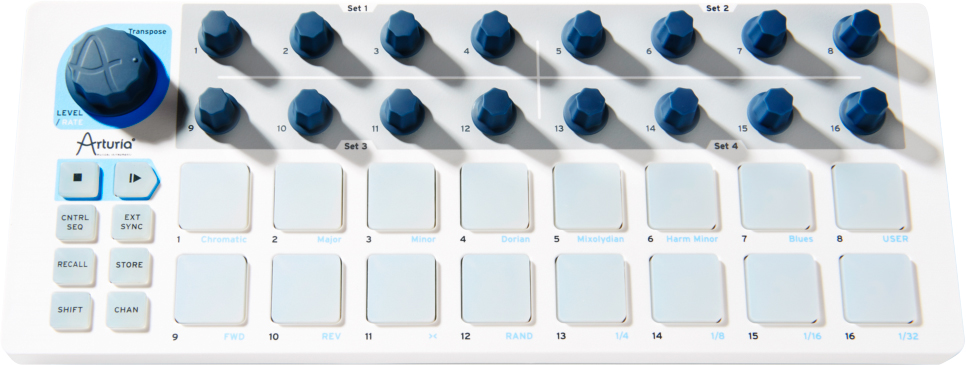 MIDI-контроллер Arturia BeatStep MCI51718 (White) купить в интернет-магазине icover