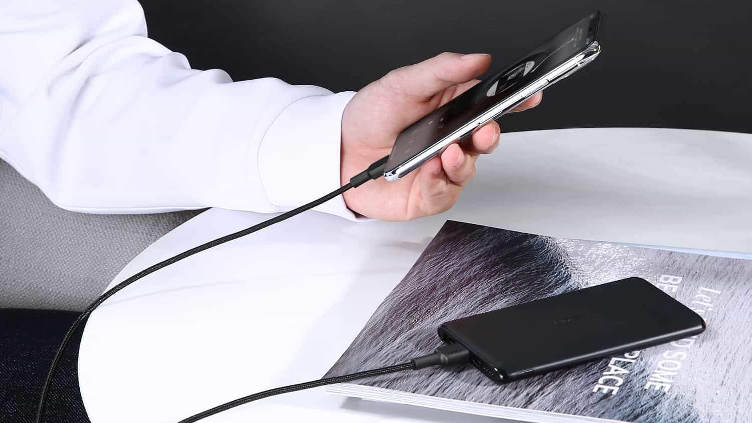 Кабель для iPod, iPhone, iPad Aukey Braided Nylon (CB-CL2) USB-C to Lightning 2m (Red) купить в интернет-магазине icover