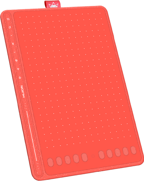 

Графический планшет Huion HS611 (Coral Red)