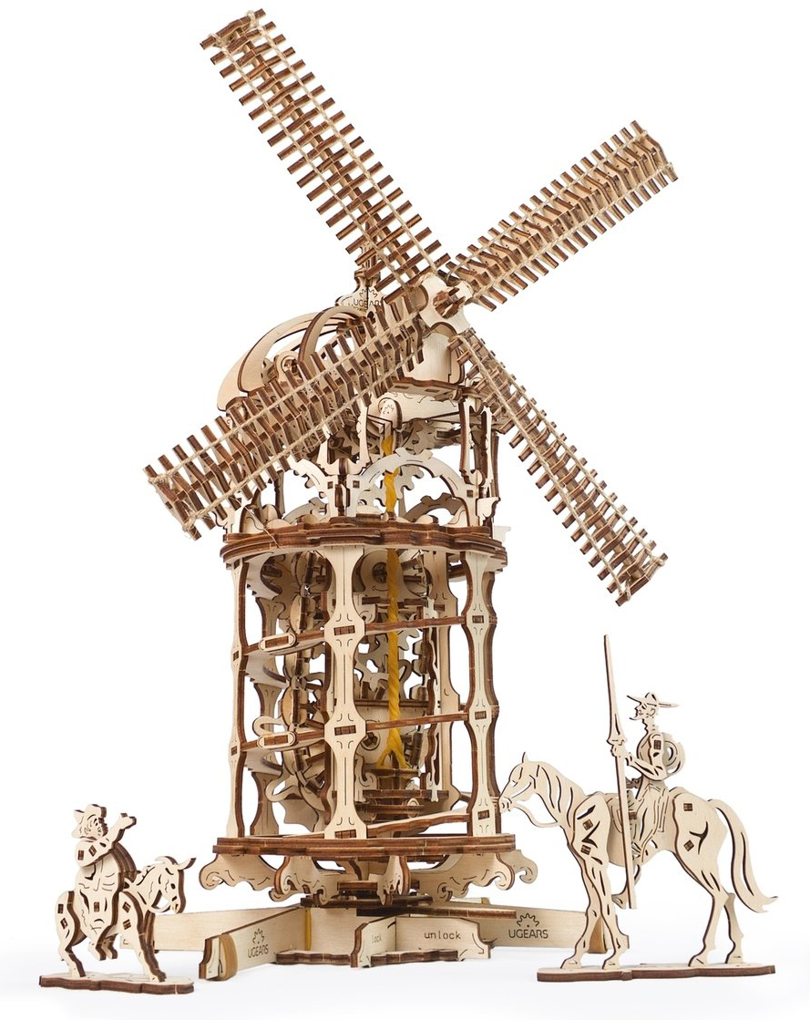 

3D-пазл UGears Мельница-Башня (70055)