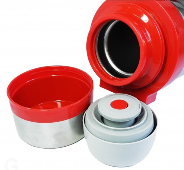 Термос универсальный с широким горлом Арктика 3 л 201-3000 (Silver/Red) купить в интернет-магазине icover