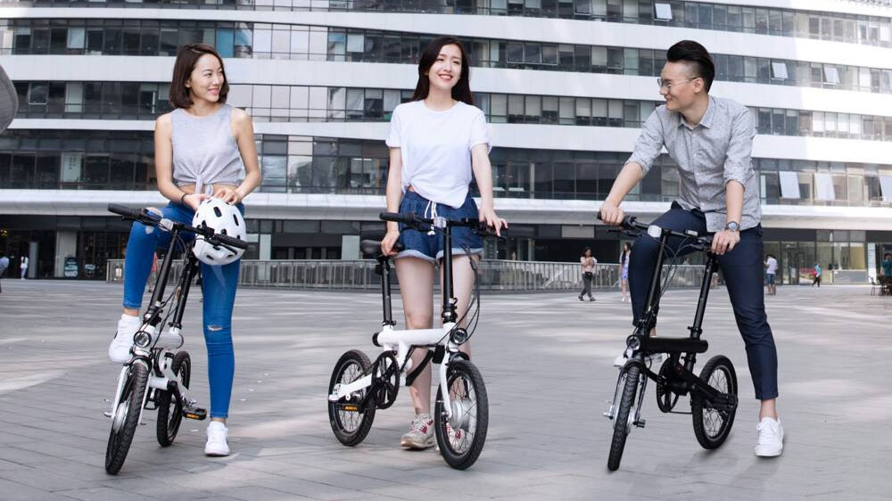 Электрический велосипед Xiaomi QiCycle (Black) купить в интернет-магазине icover