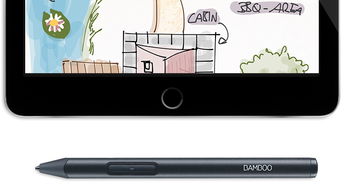 Стилус Wacom Bamboo Sketch для iPhone и iPad (Black) купить в интернет-магазине icover