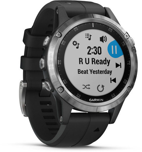 Умные часы Garmin Fenix 5 Plus 010-01988-11 (Silver/Black) купить в интернет-магазине icover
