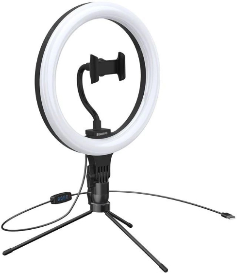 Кольцевая лампа Baseus Live Stream Holder-table Stand 10" (CRZB10-A01) купить в интернет-магазине icover