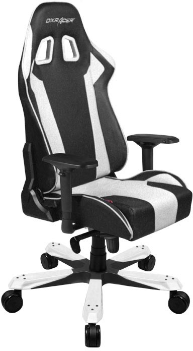 Компьютерное кресло DXRacer OH/KS06/NW (Black/White) купить в интернет-магазине icover