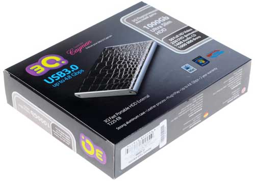 3Q Fast Cayman 1000Gb (3QHDD-T225-EB1000) - внешний жесткий диск (Black) купить в интернет-магазине icover