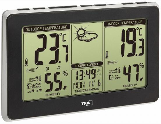 Цифровой барометр TFA 35.1151.01 (Black/Silver) купить в интернет-магазине icover
