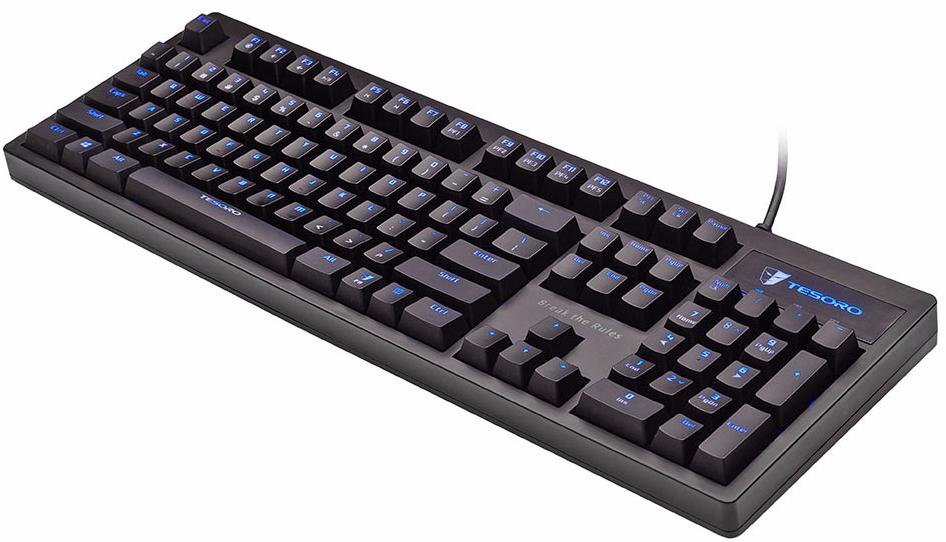 Tesoro Excalibur Spectrum Kailh Blue (TS-G7SFL) - игровая клавиатура (Blue) купить в интернет-магазине icover