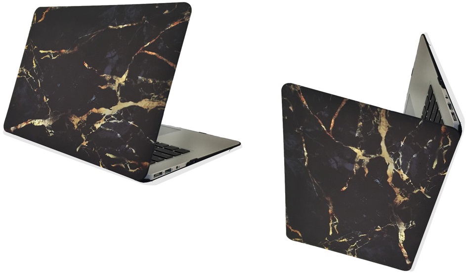 Чехол-накладка пластиковая i-Blason для Macbook Air 13 (Black/Gold Marble) купить в интернет-магазине icover
