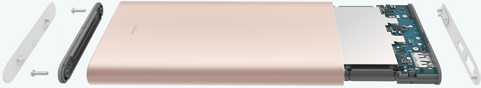 Внешний аккумулятор Xiaomi Power Bank Pro 10000 mAh Type-C (Gold) купить в интернет-магазине icover