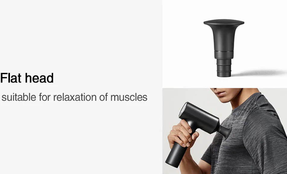Перкуссионный массажер Xiaomi Mijia Fascia Gun MJJMQ01-ZJ (Black) купить в интернет-магазине icover