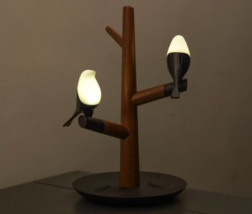 Светильник HomeTree Qis Fast Charge (YT-M1601-2WW) с беспроводной зарядкой (Light Wood) купить в интернет-магазине icover