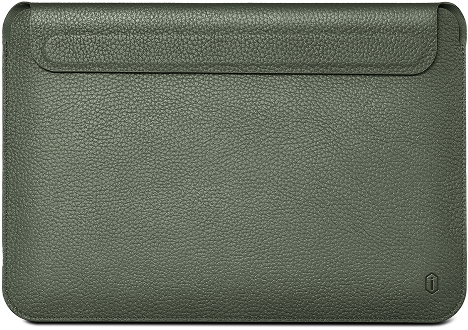 Чехол Wiwu Genuine Leather для MacBook Pro 13/Air 13 2018-2020 (Green) купить в интернет-магазине icover