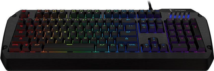 Игровая клавиатура Tesoro Colada Evil Spectrum (Black/Cherry MX Blue) купить в интернет-магазине icover