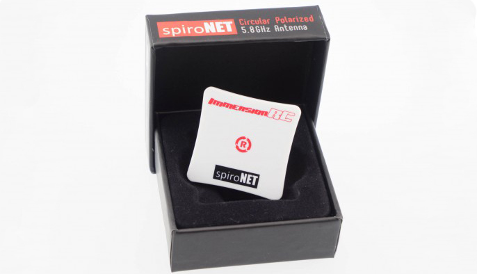 ImmersionRC SpiroNET RHCP Mini 5.8Ghz 8dBi (IM-SN5G8RHPATCH8) - антенна-патч для FPV (White) купить в интернет-магазине icover