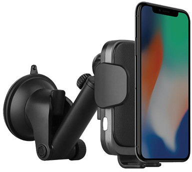 Автомобильный держатель EnergEA WiMount Sense 2.0 15W All IN ONE с функцией беспроводного ЗУ (Black) купить в интернет-магазине icover