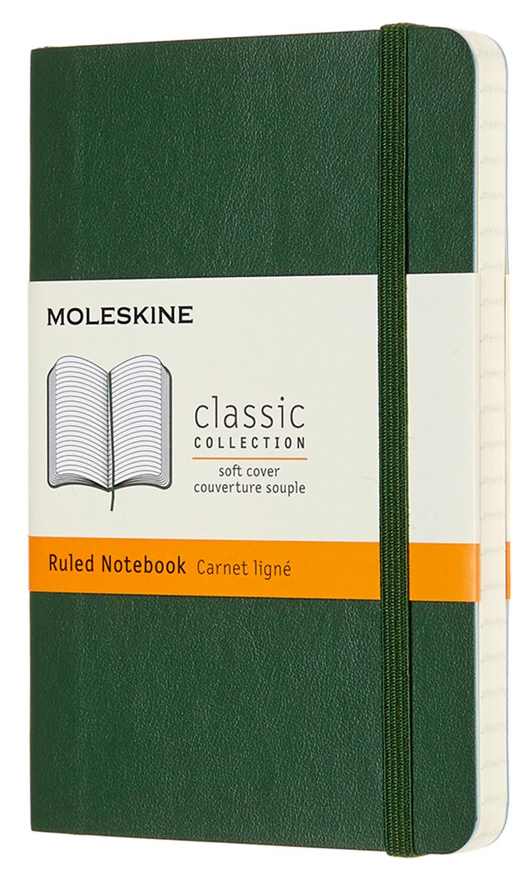 

Блокнот Moleskine Classic Soft Pocket QP611K15 (Green)