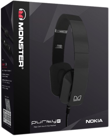 Nokia Purity HD by Monster (WH-930) - проводная гарнитура (Black) купить в интернет-магазине icover