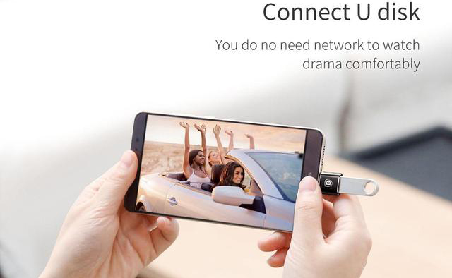 Переходник Baseus Adapter Converter USB-C - USB-A CATOTG-01 (Black) купить в интернет-магазине icover