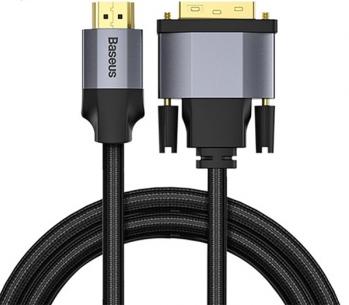 Кабель Baseus Enjoyment Series (CAKSX-F0G) HDMI/DVI 1m (Dark Grey) купить в интернет-магазине icover