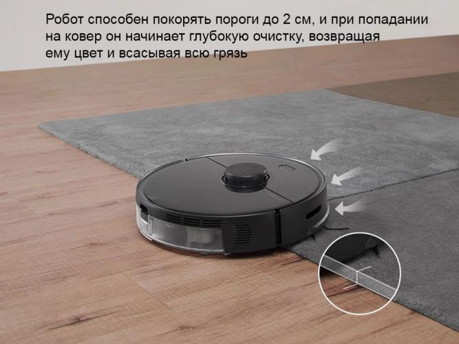 Робот-пылесос Roborock Robot Vacuum S5 Max S5E52-02 (Black) купить в интернет-магазине icover