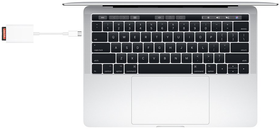 Адаптер Apple USB-C to SD Card MUFG2ZM/A (White) купить в интернет-магазине icover