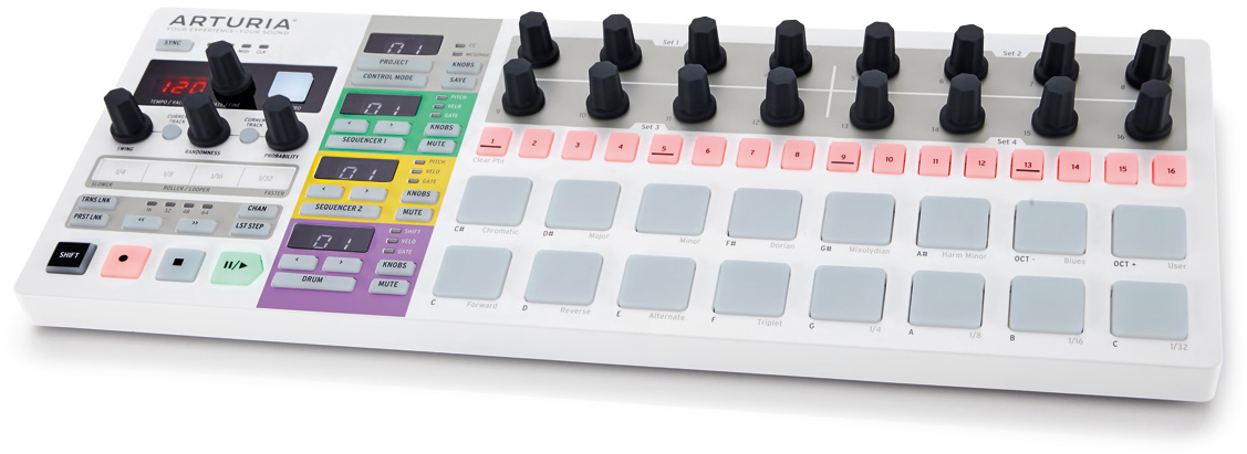 MIDI-контроллер Arturia BeatStep Pro MCI53204 (White) купить в интернет-магазине icover