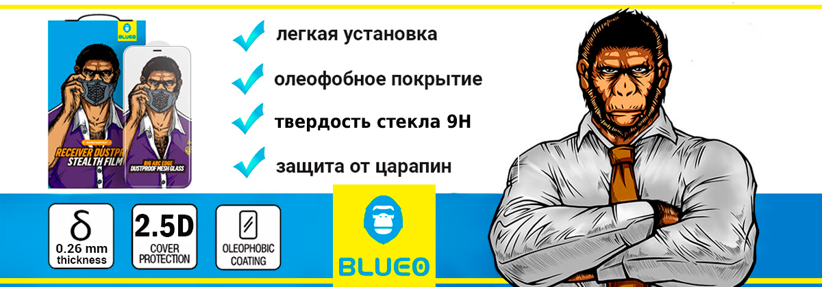 Защитное стекло BlueO 2.5D Dustproof Full Cover (NPB6-6.7) для iPhone 12 Pro Max (Transparent) купить в интернет-магазине icover