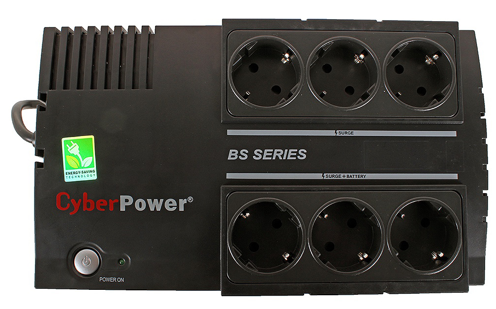 CyberPower BS650E - источник бесперебойного питания (Black) купить в интернет-магазине icover