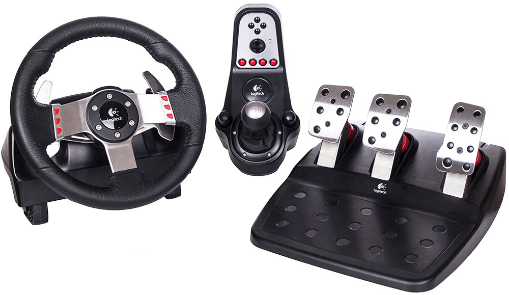 Logitech G27 Racing Wheel (941-000092) - проводной руль с педалями купить в интернет-магазине icover