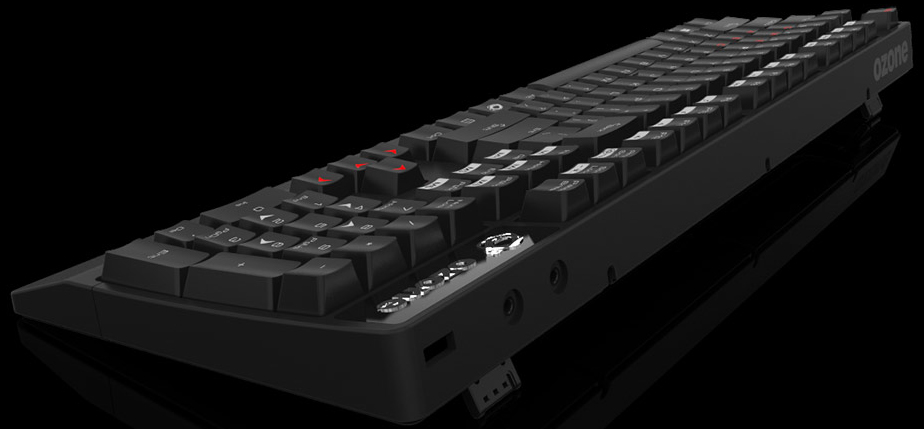 Ozone Strike Pro (OZSTRIKEPRORSBN) - игровая клавиатура (Black/Cherry MX Brown) купить в интернет-магазине icover