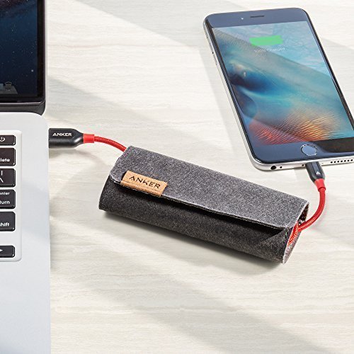 Кабель для iPod, iPhone, iPad Anker PowerLine+ 0.9m (A8121H91) Lightning to USB (Red) купить в интернет-магазине icover
