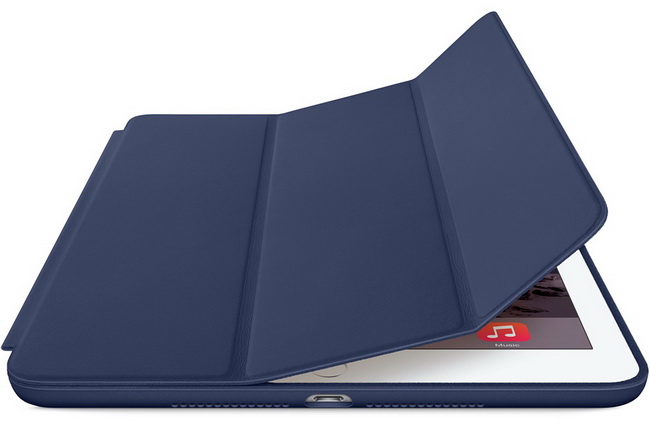 Apple iPad Air 2 Smart Case (MGTT2ZM/A) - чехол для iPad Air 2 (Midnight Blue) купить в интернет-магазине icover