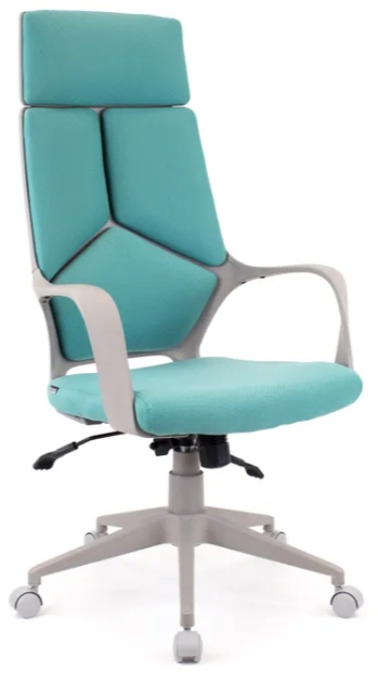 Офисное кресло Everprof Trio Grey TM (Turquoise) купить в интернет-магазине icover