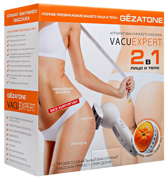 Вакуумный массажер Gezatone VACU Expert купить в интернет-магазине icover