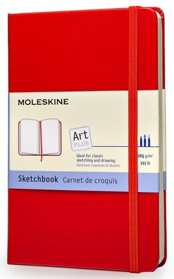 

Блокнот для рисования Moleskine Classic Large Sketchbook ARTQP063R (Red)