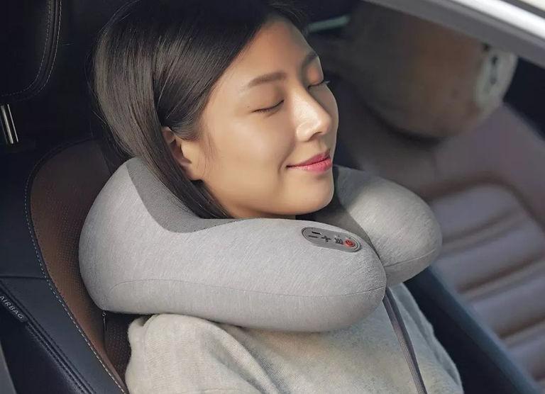 Массажная подушка Xiaomi Momoda Massage Hot Pillow (Grey) купить в интернет-магазине icover