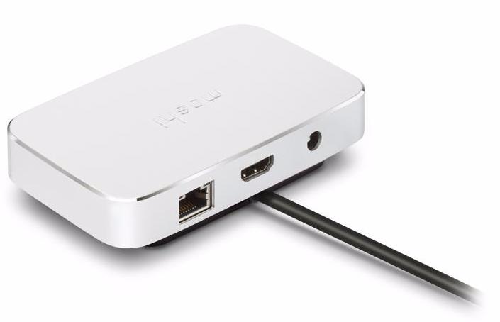 Док-станция Moshi Symbus Compact USB-C Dock (99MO084209) для ноутбука с поддержкой USB-C/Thunderbolt 3 (Silver) купить в интернет-магазине icover