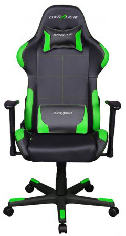 Компьютерное игровое кресло DXRacer Formula OH/FD99/NE GC-F99-NE-D3 (Black/Green) купить в интернет-магазине icover