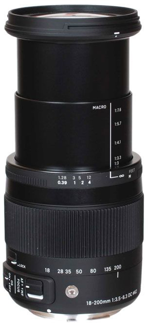 Объектив Sigma AF 18-200mm f/3.5-6.3 DC MACRO OS HSM/C Canon (885954) купить в интернет-магазине icover