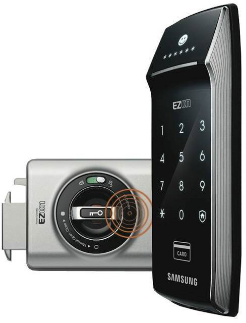Электронный дверной замок Samsung SHS-2320 XMK/EN (Black) купить в интернет-магазине icover